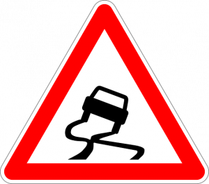 pozor šmyk
